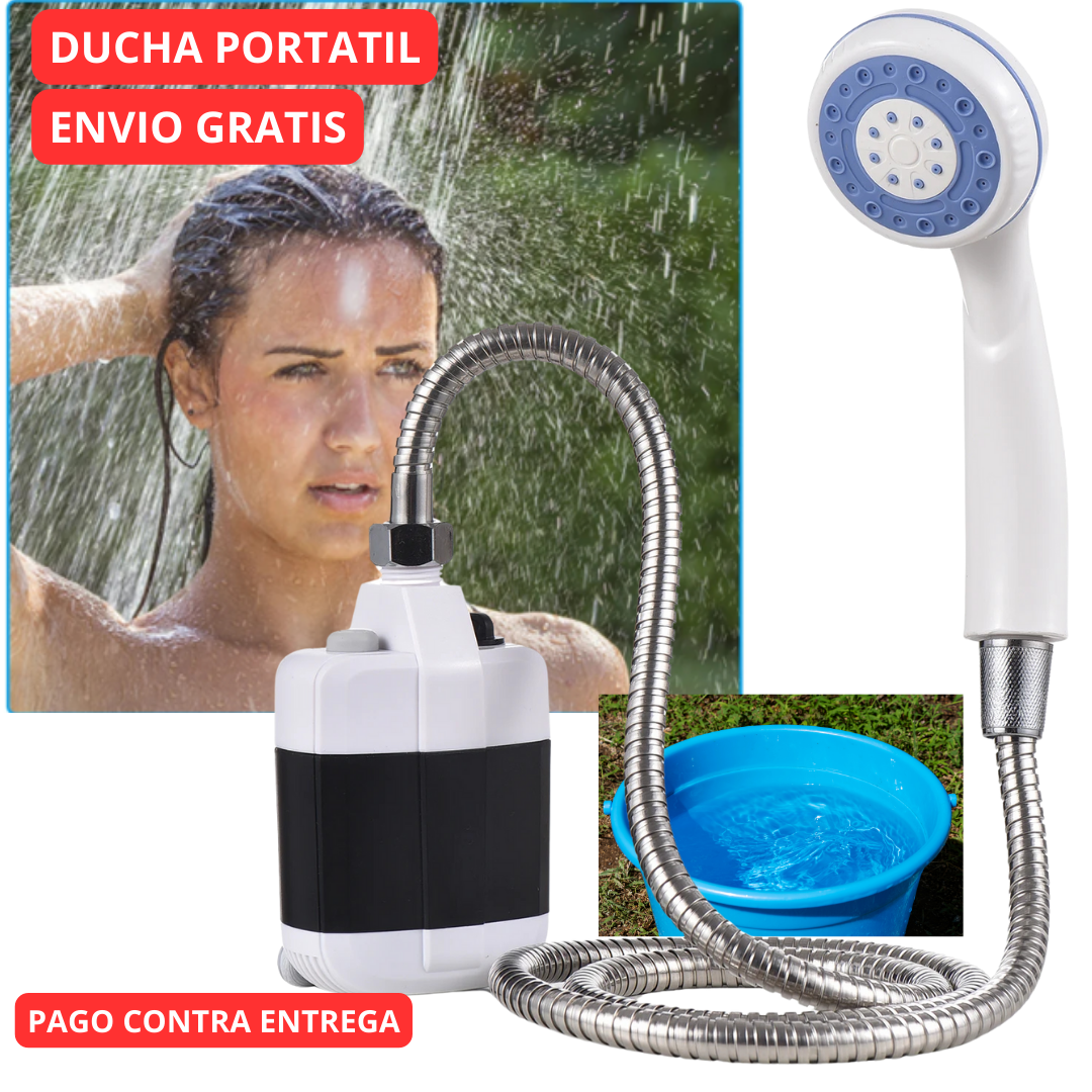 Ducha Portatil - Transforma tu rutina diaria de baño.