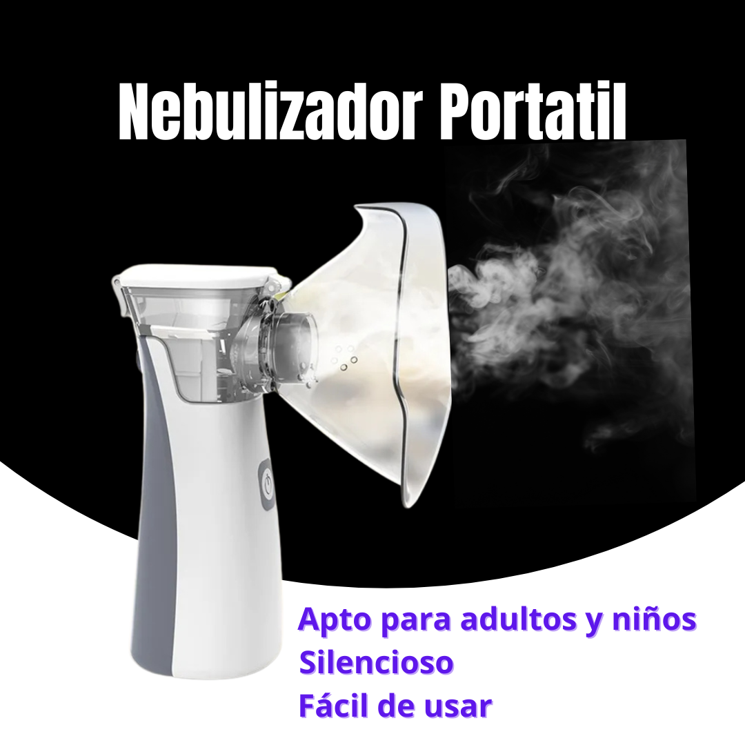 Nebulizador Portátil SuperSilencioso: Cuidado Respiratorio en cualquier lugar.